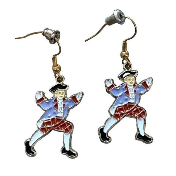 Holiday Earrings - Lords a Leaping - 12 Days of Christmas #10 - Picture 1 of 3